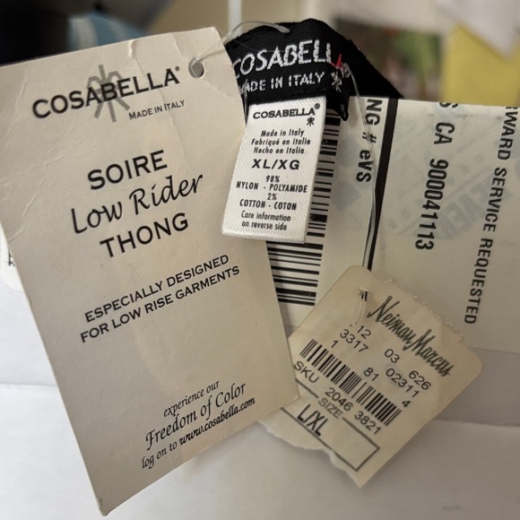 Cosabella Black Mesh Panties - Picture 5 of 5